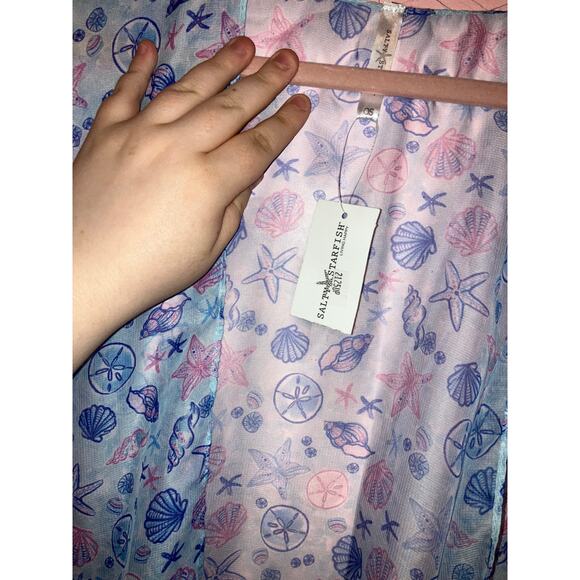 Salty Starfish sea shell kimono one size - Picture 5 of 5